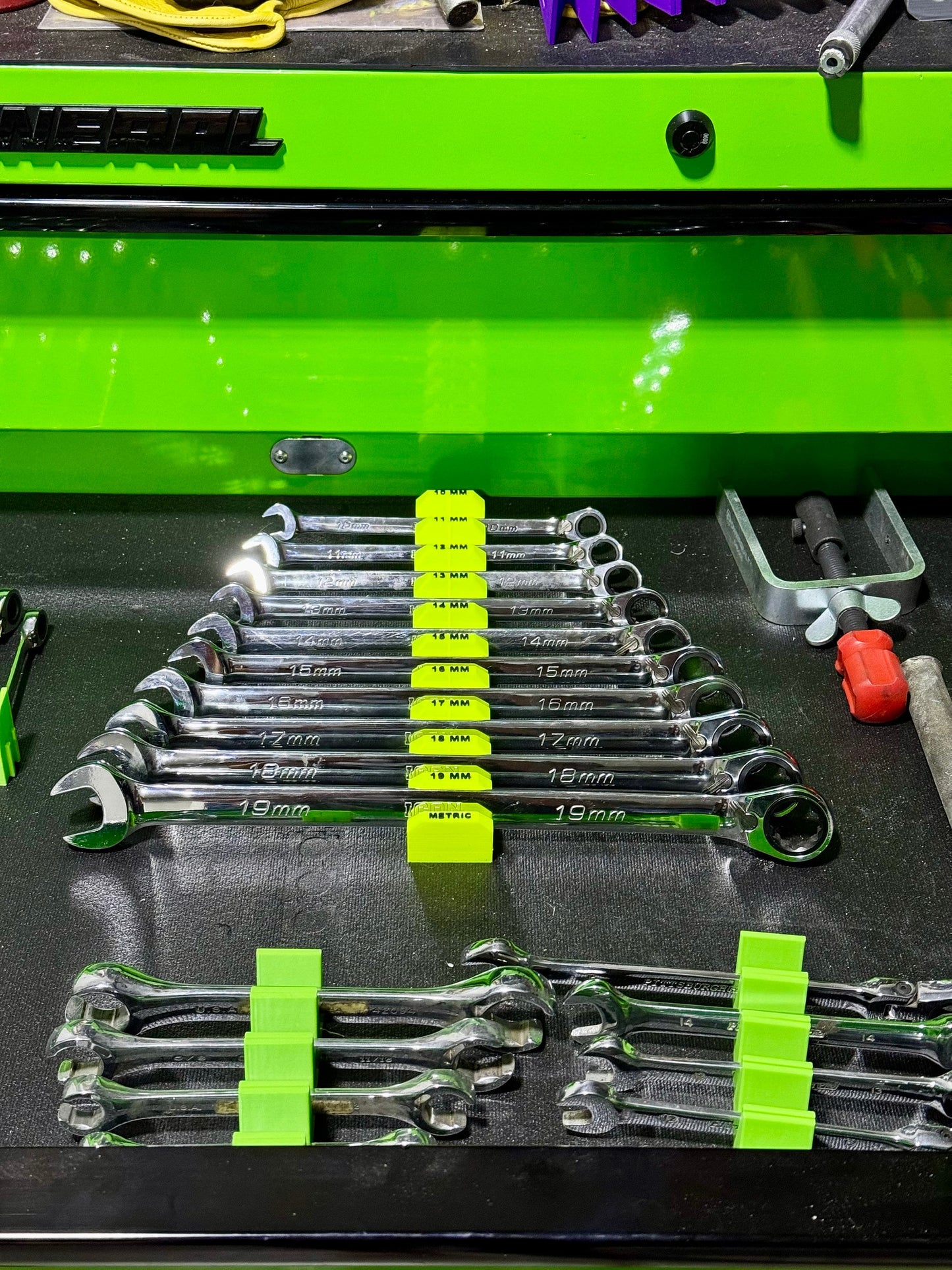 Bend 3DP - Labeled Wrench Set Holders