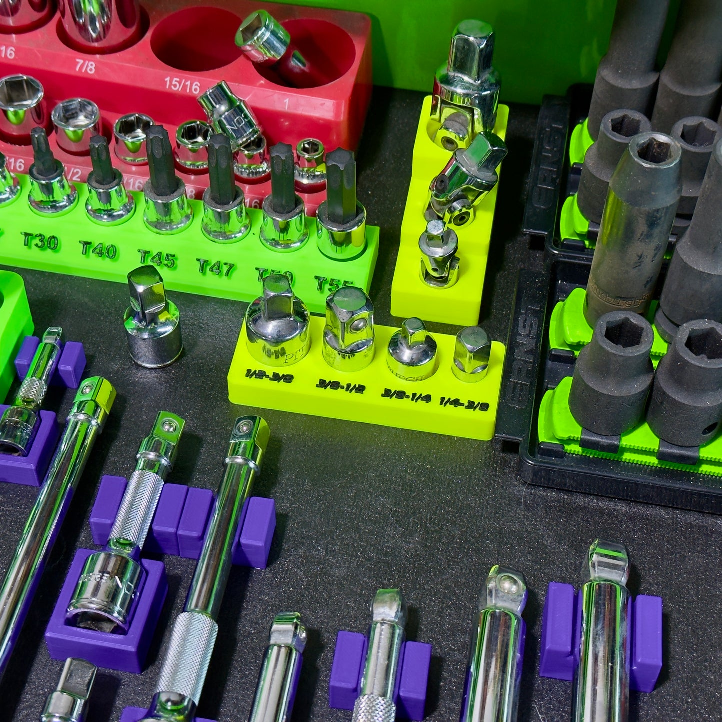 Bend 3DP - Socket Adapter Set Organizer - Magnetic