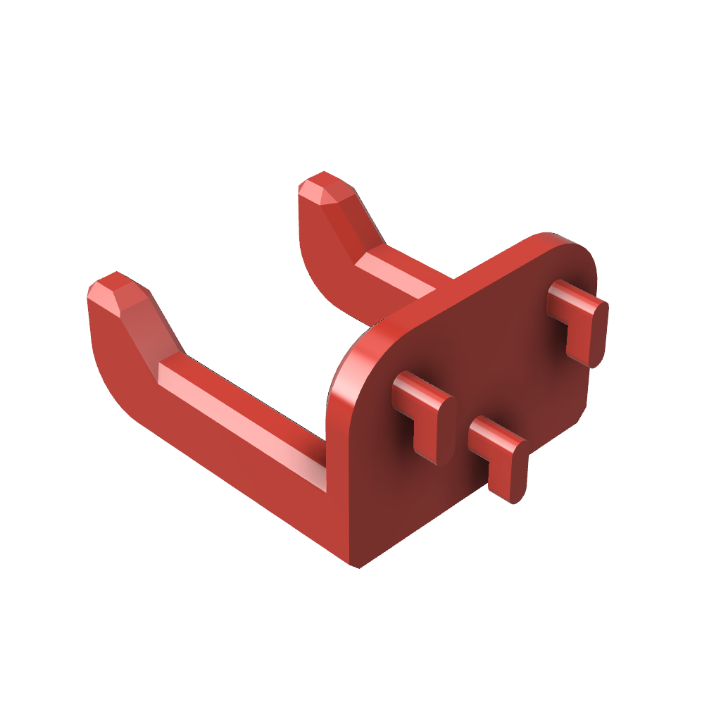 Bend 3DP - Wall Control / Skadis / Wall Mounted Hammer Holder