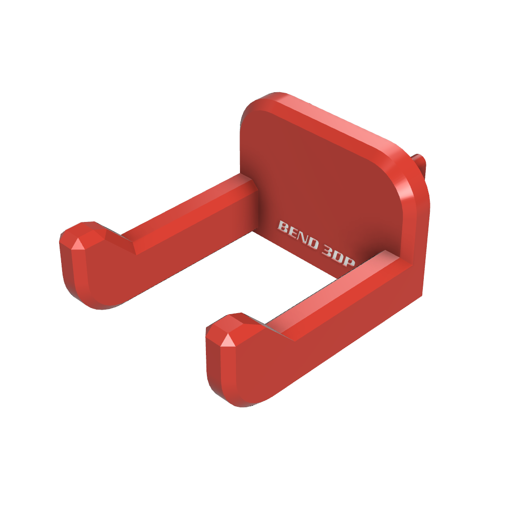 Bend 3DP - Wall Control / Skadis / Wall Mounted Hammer Holder