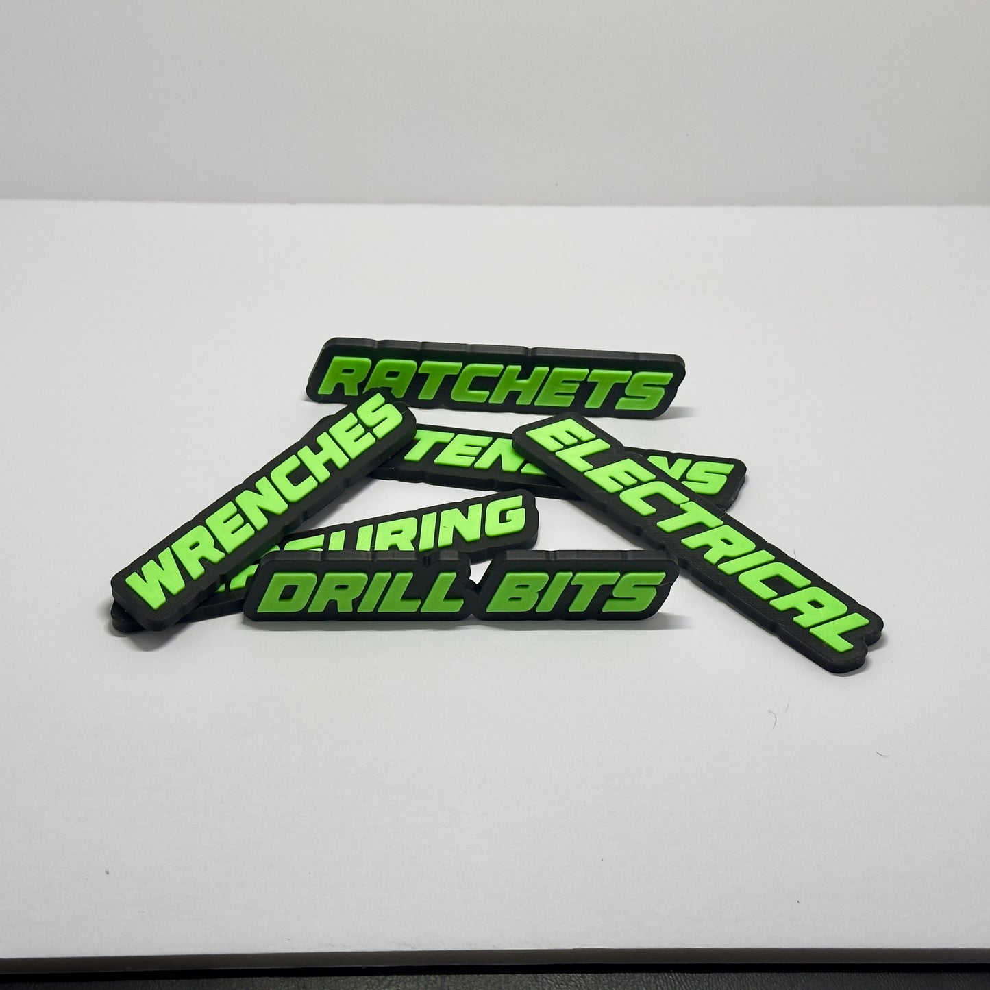 Bend 3DP - SMALL SIZE Personalized Toolbox Magnetic Labels (10 Pack)