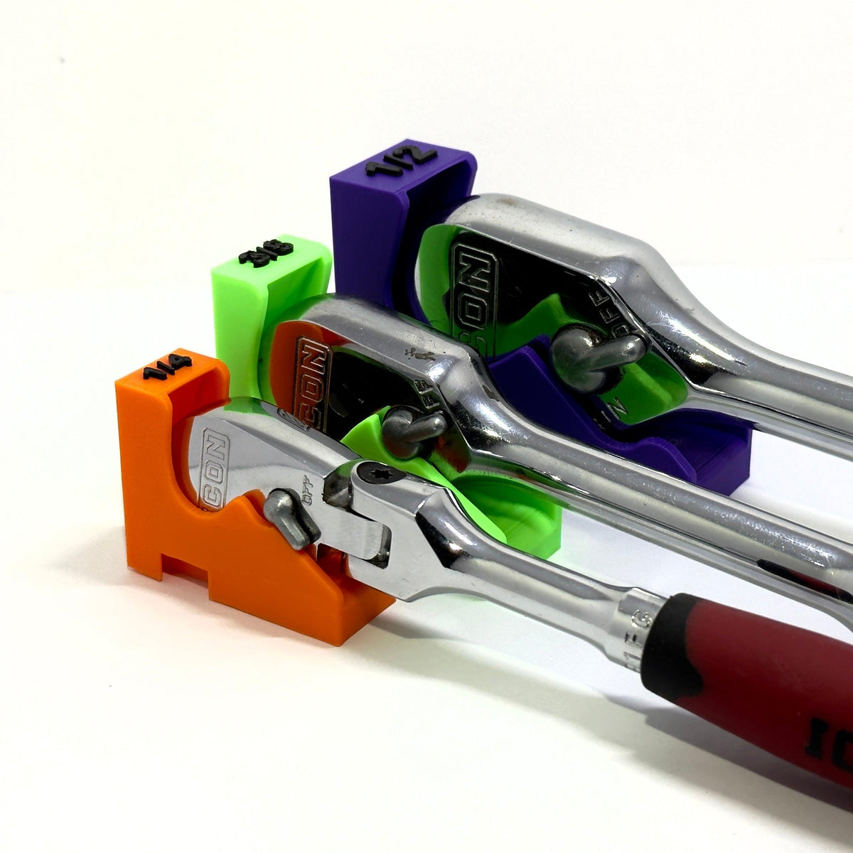 Magnetic Ratchet Holder – Modular Ratchet Organizer for Toolboxes