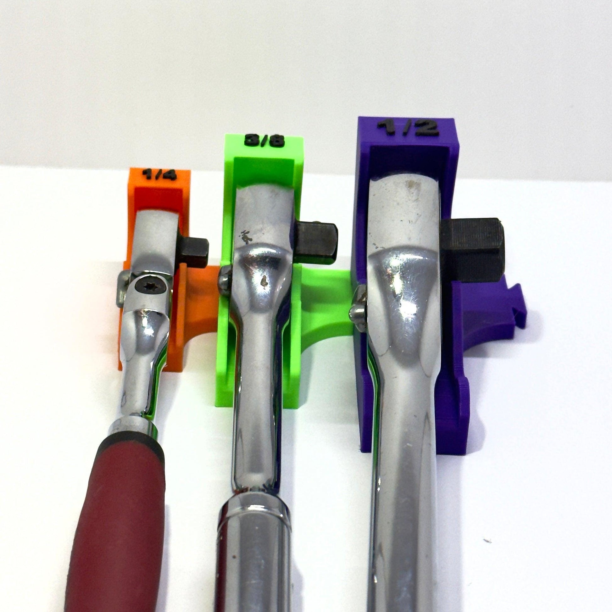 Magnetic Ratchet Holder – Modular Ratchet Organizer for Toolboxes