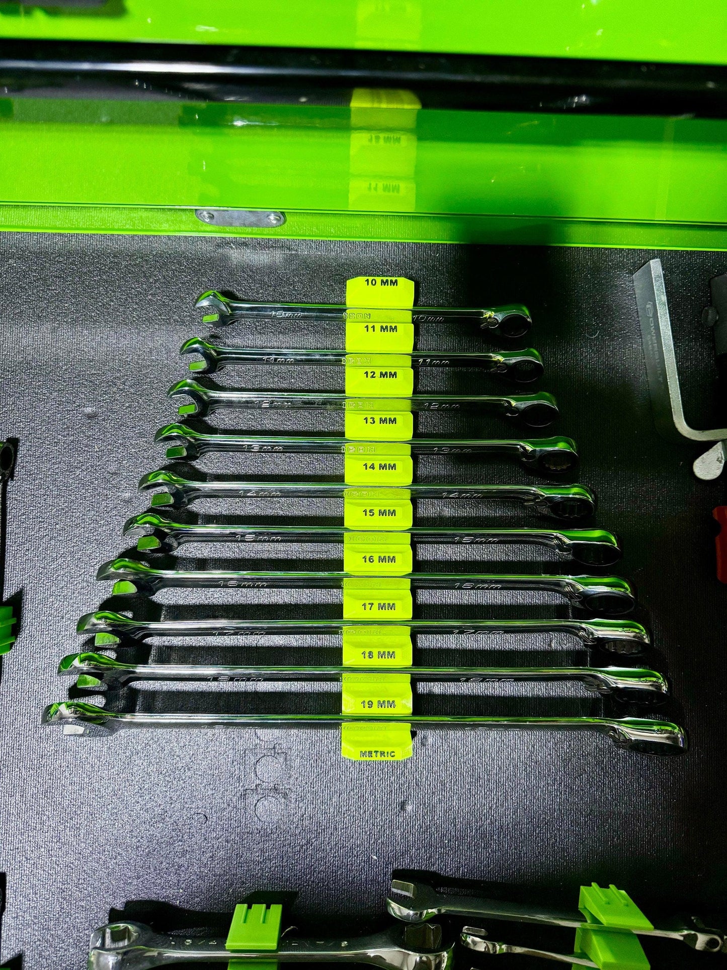 Bend 3DP - Labeled Wrench Set Holders