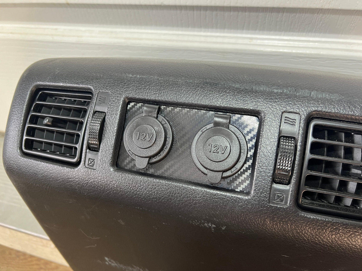 Toyota Tundra Center Console Dual 12V Replacement Panel 2014-2021 Tundra Crewmax
