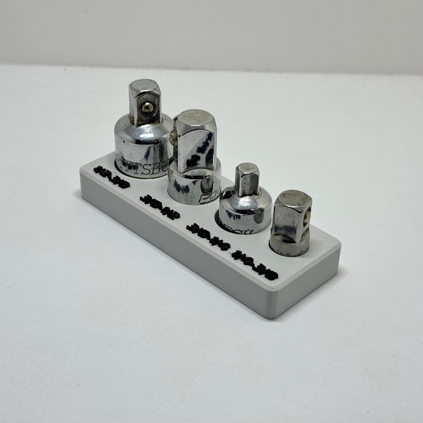 Magnetic Socket Adapter Holder – Adapter Set Organizer for Toolboxes