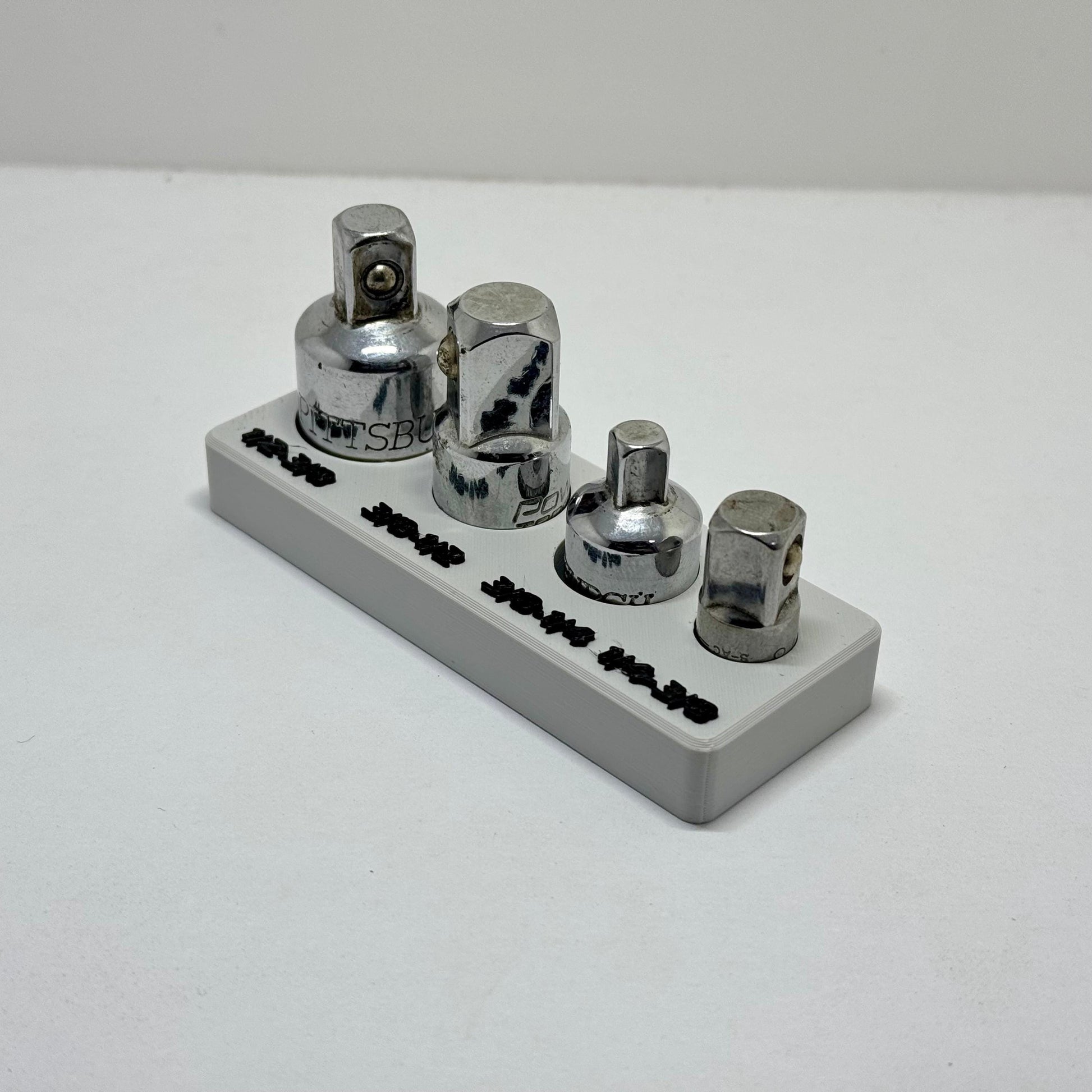Magnetic Socket Adapter Holder – Adapter Set Organizer for Toolboxes