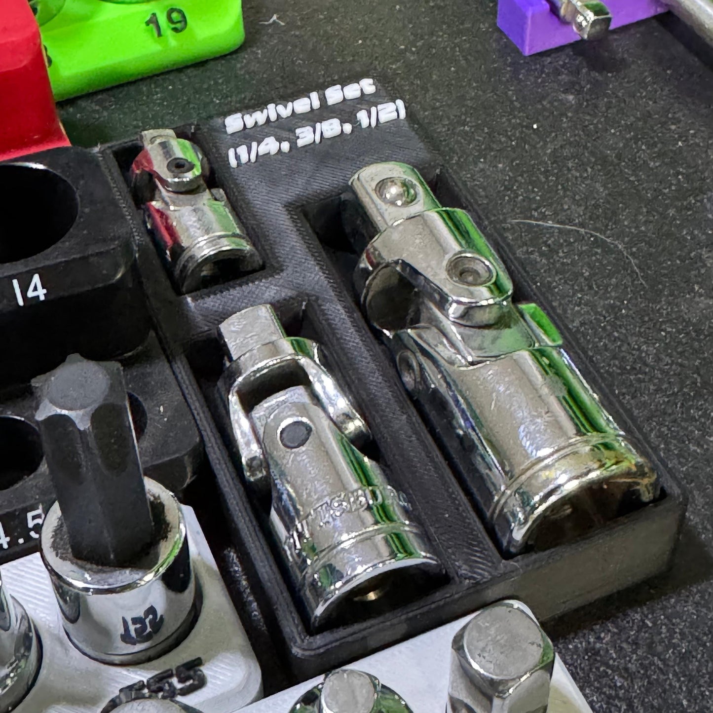 Socket Swivel Set Organizer – Universal Swivel Socket Holder (Magnetic)