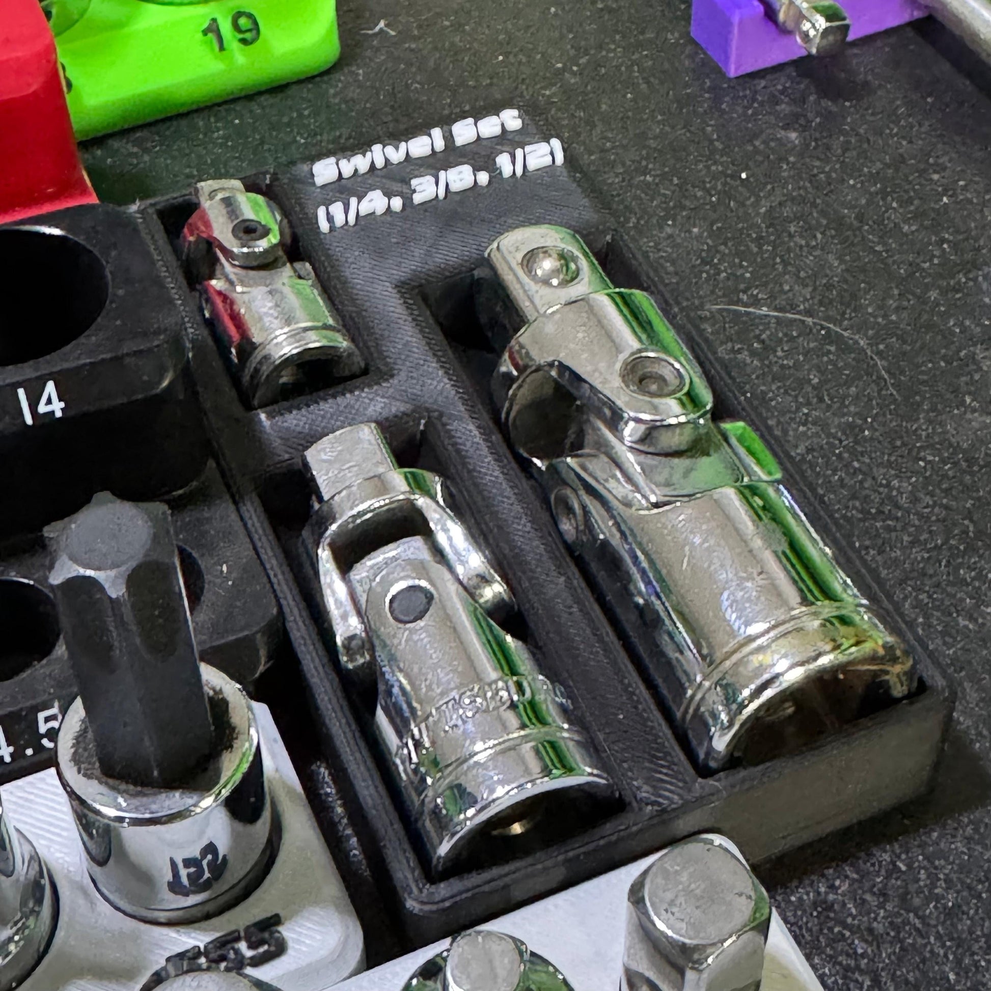 Socket Swivel Set Organizer – Universal Swivel Socket Holder (Magnetic)