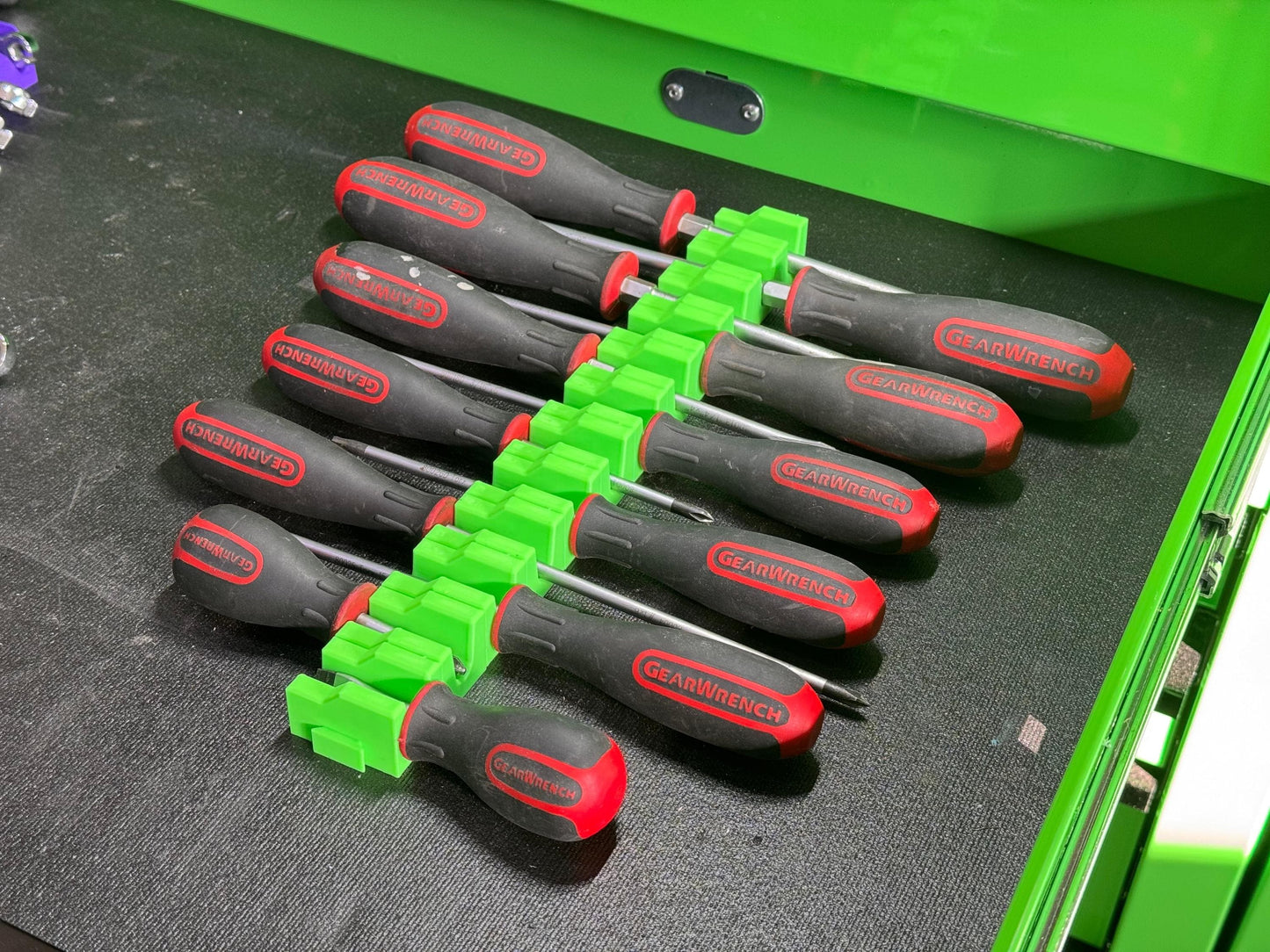Magnetic Screwdriver Holder – Modular Screwdriver Organizer for Toolboxes