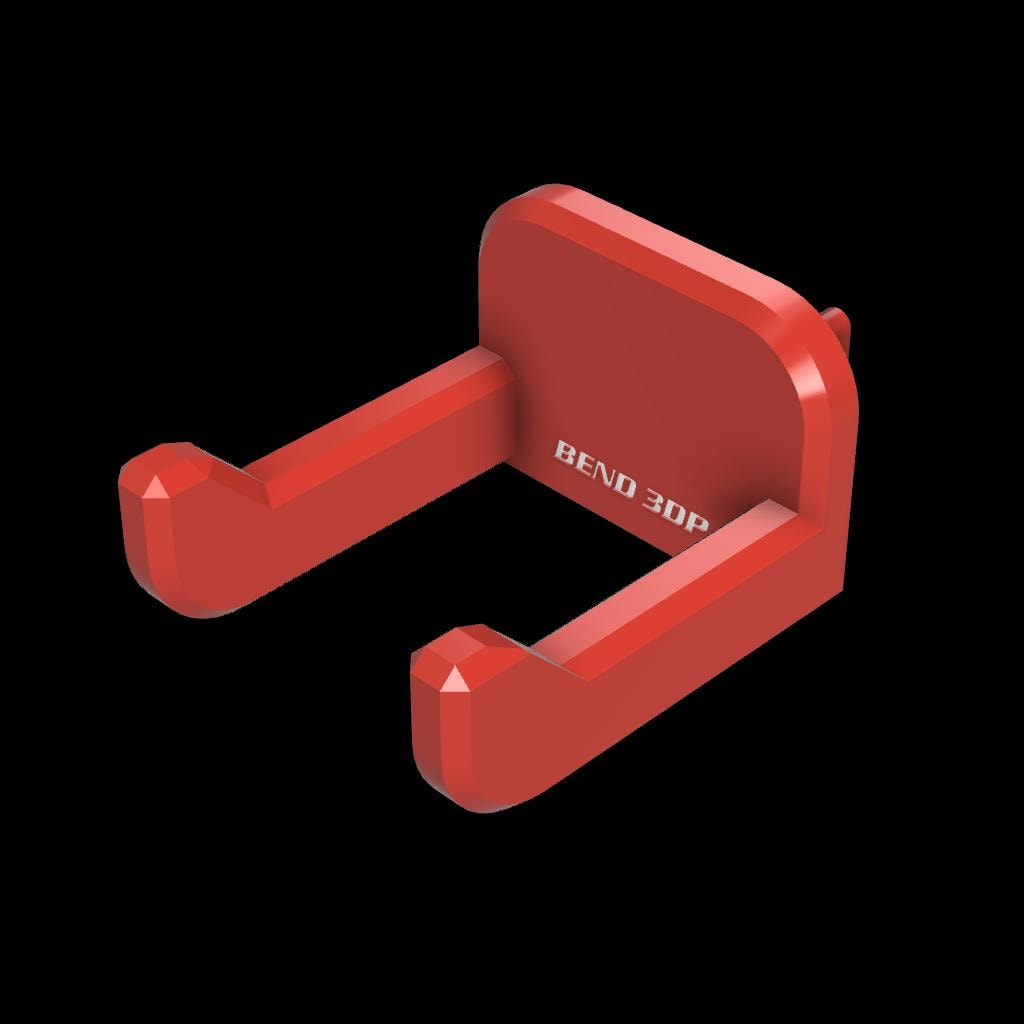 Bend 3DP - Wall Control / Skadis / Wall Mounted Hammer Holder