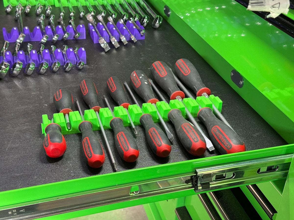 Magnetic Screwdriver Holder – Modular Screwdriver Organizer for Toolboxes