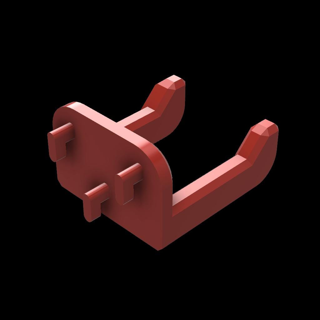 Bend 3DP - Wall Control / Skadis / Wall Mounted Hammer Holder