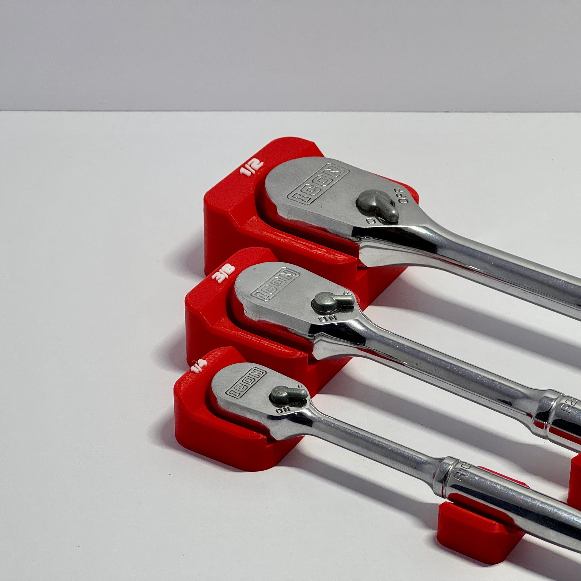 Magnetic Ratchet Holder – Slim Low-Profile Ratchet Organizer
