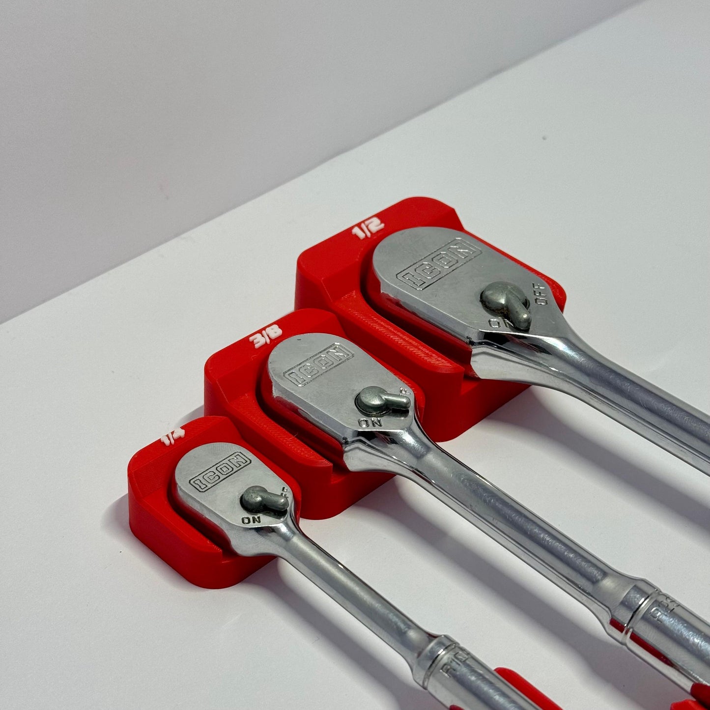 Magnetic Ratchet Holder – Slim Low-Profile Ratchet Organizer