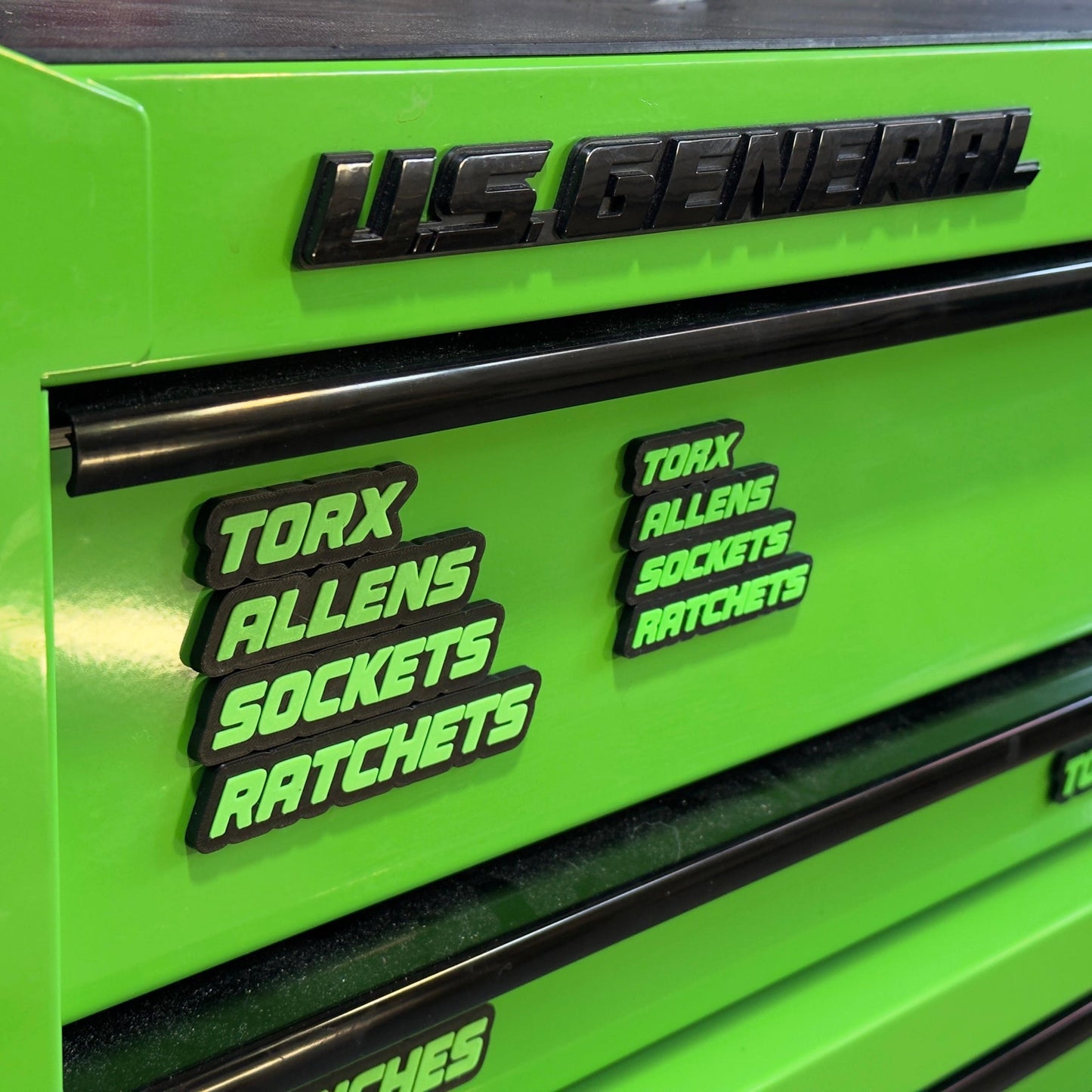 Bend 3DP - (SMALL SIZE) (Single Label) Personalized Toolbox Magnetic Labels