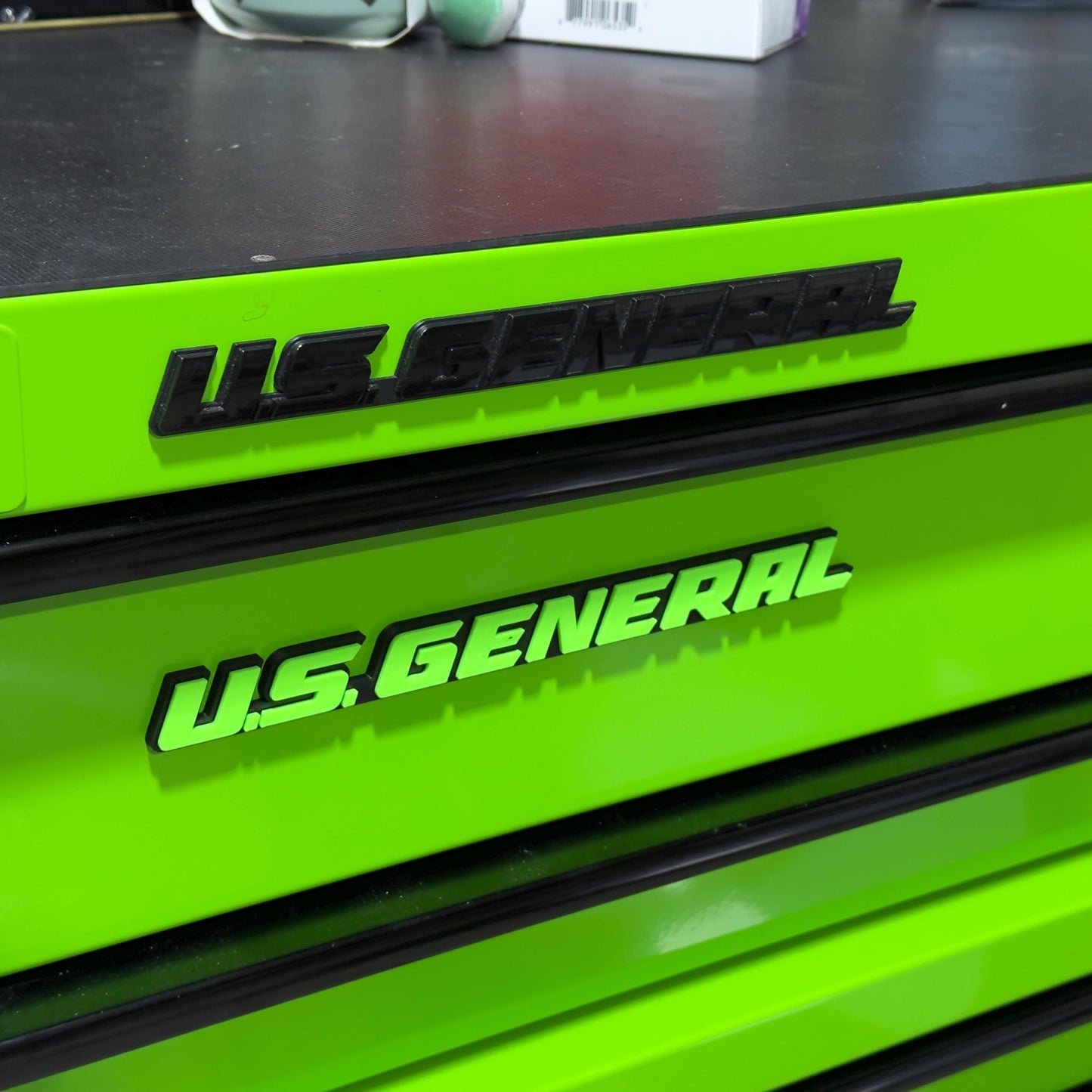 Harbor Freight Toolbox Logo Plate – Magnetic US General Logo Badge