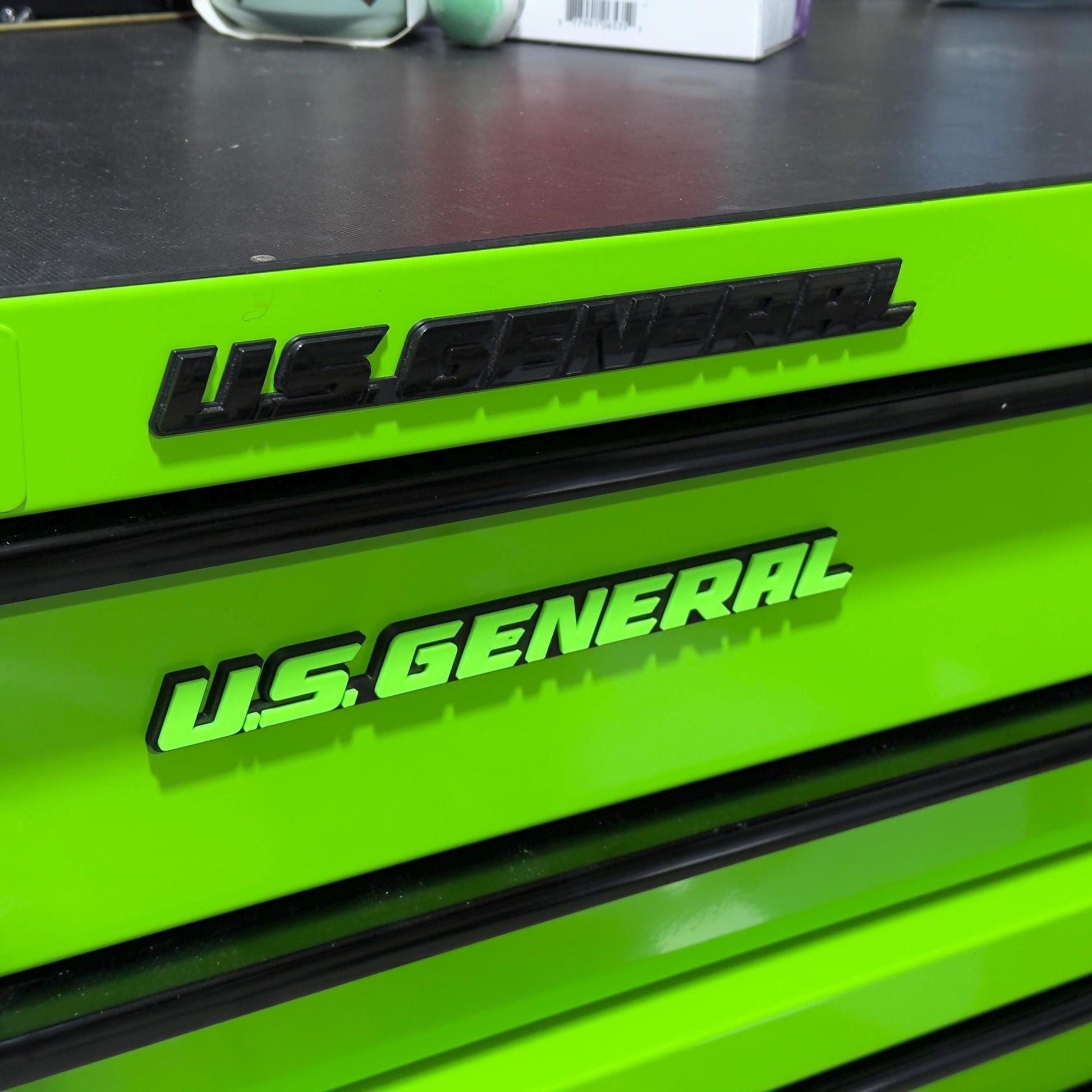 Harbor Freight Toolbox Logo Plate – Magnetic US General Logo Badge