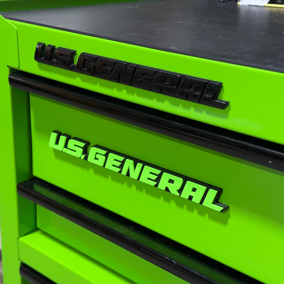 Harbor Freight Toolbox Logo Plate – Magnetic US General Logo Badge
