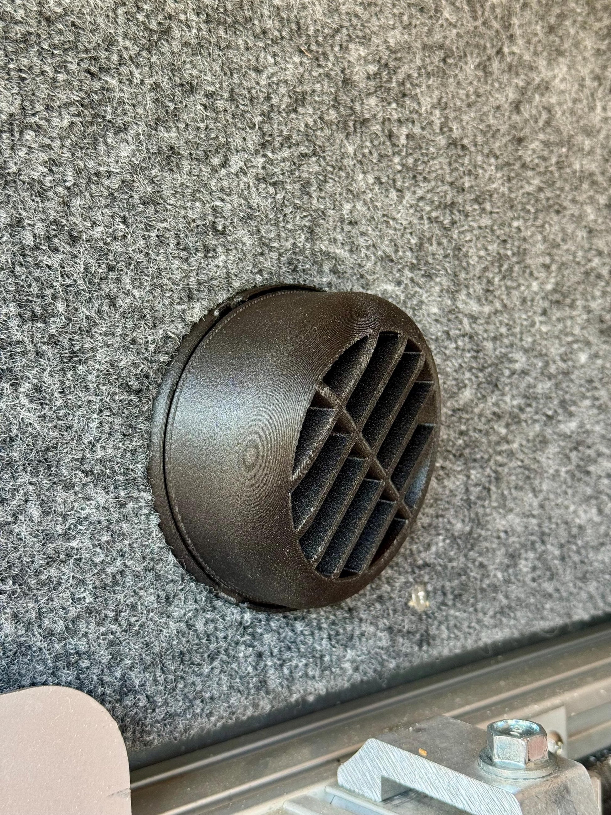 Diesel Heater Wall Port | Portable Camper Heater Pass Through | RV, Cargo Trailer & Van Wall Mount | Overland Camping | Ice Fishing Shelter