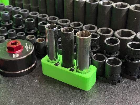 Magnetic Wheel Lock Key Holder – Wheel Lock Socket Organizer for Toolboxes