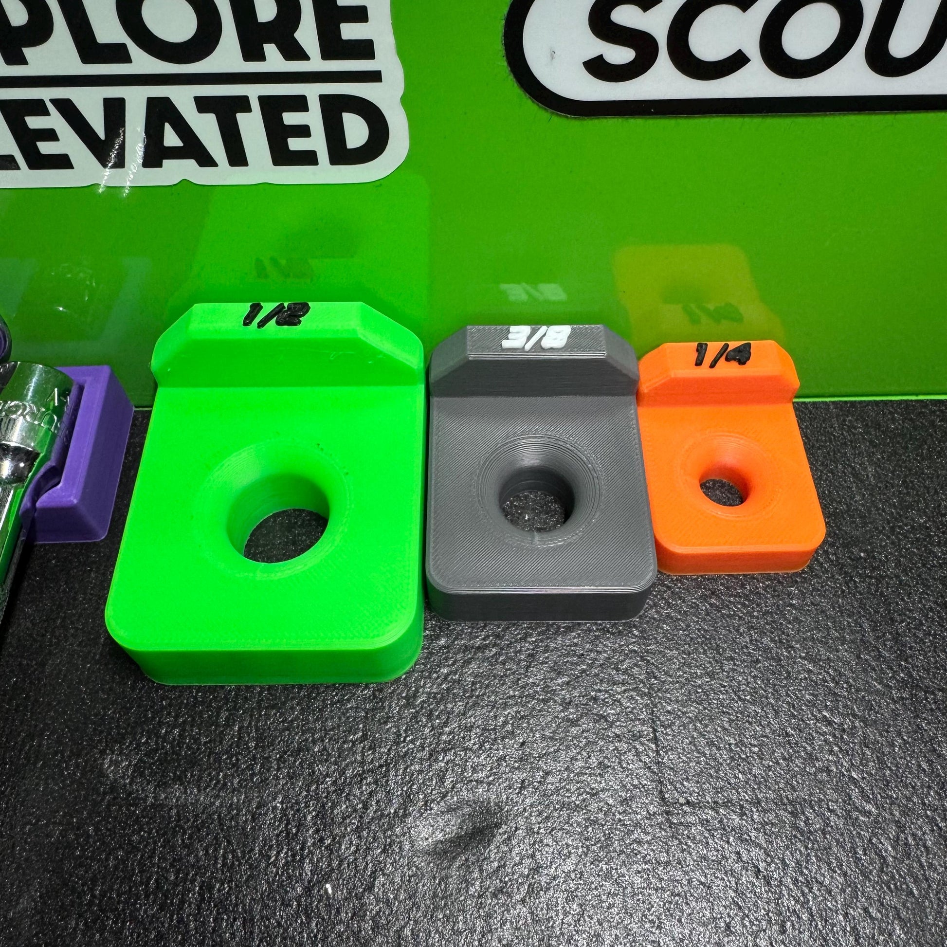 Ratchet Holder – Low Profile Lay-Flat Organizer for Toolboxes