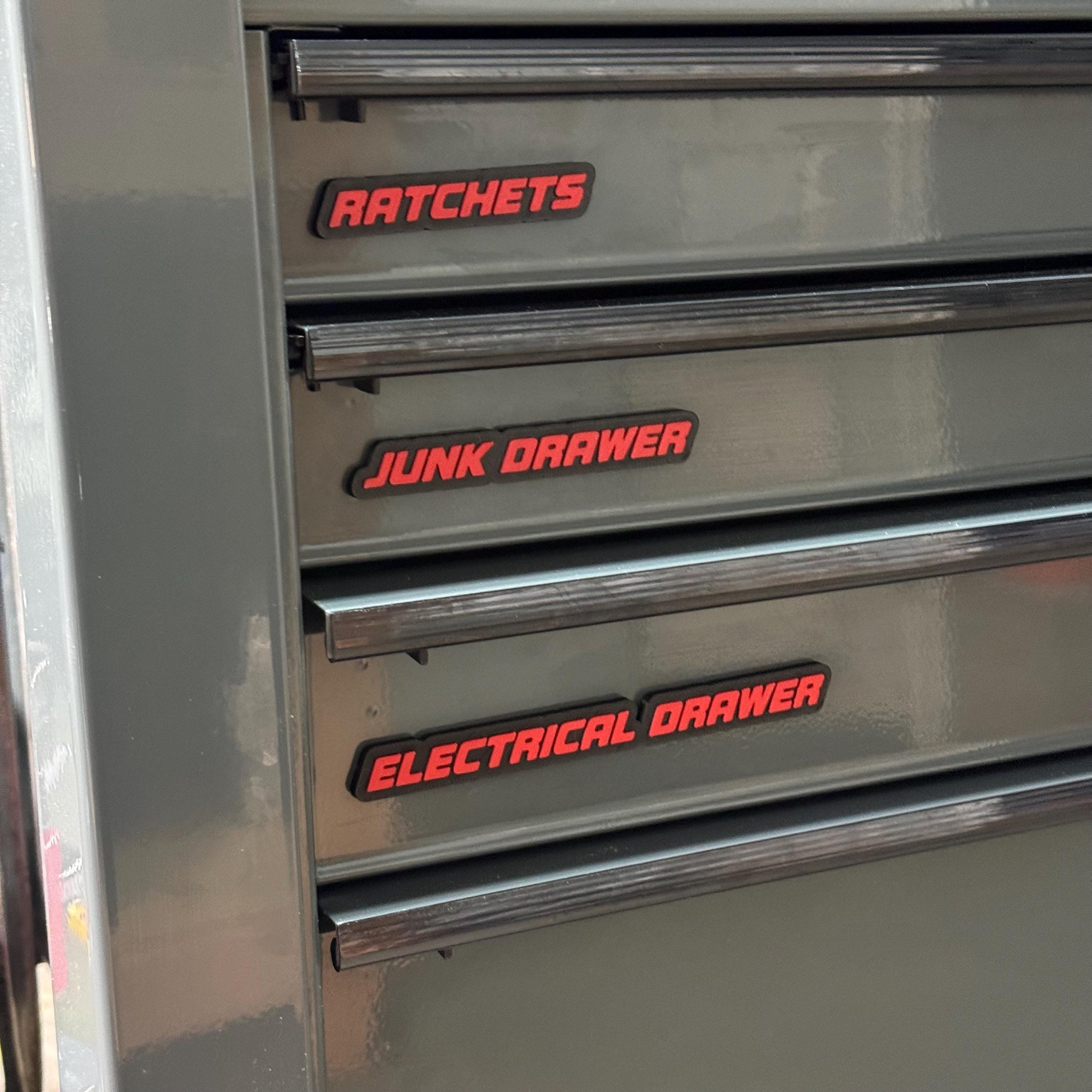 Bend 3DP - (SMALL SIZE) (Single Label) Personalized Toolbox Magnetic Labels