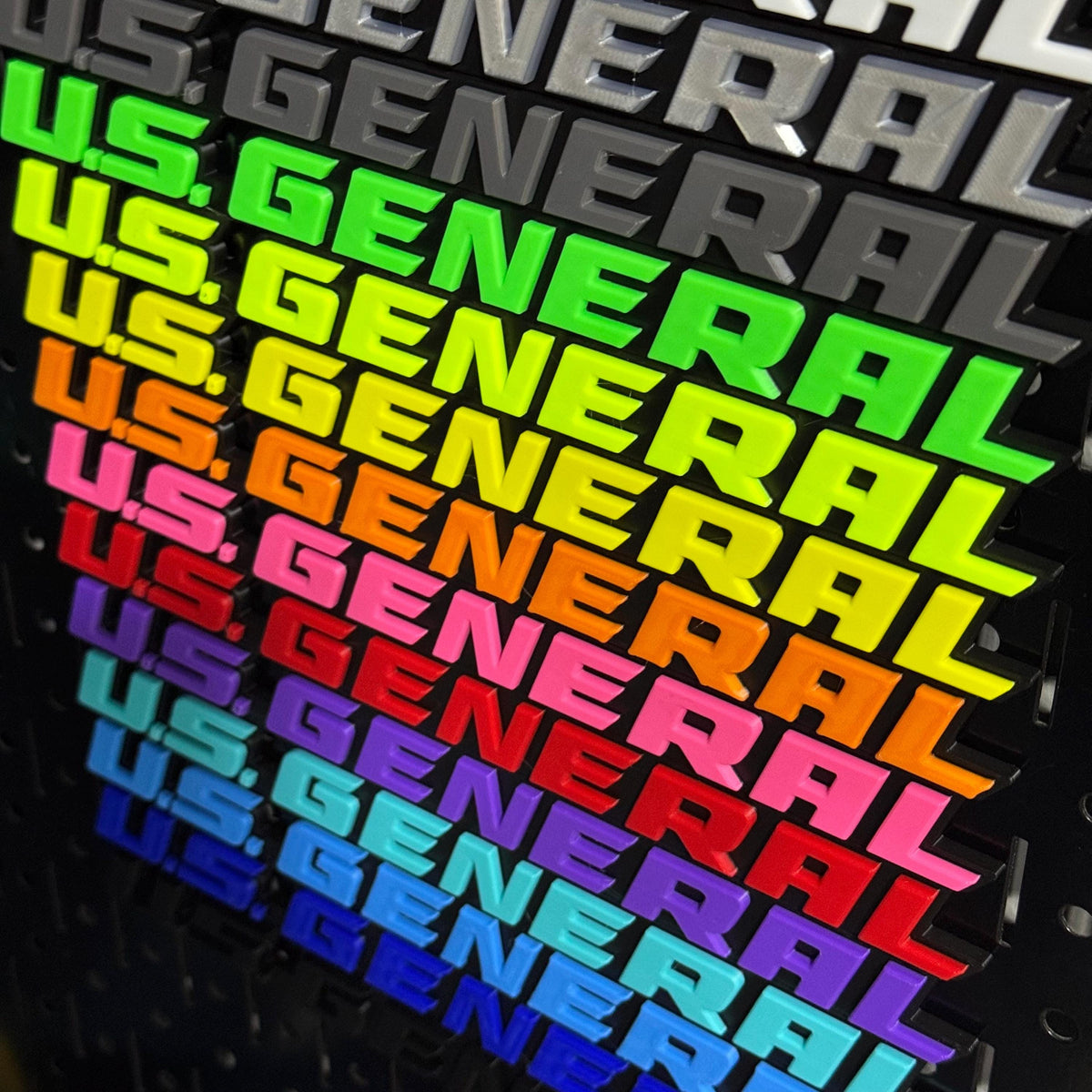 Harbor Freight Toolbox Logo Plate – Magnetic US General Logo Badge