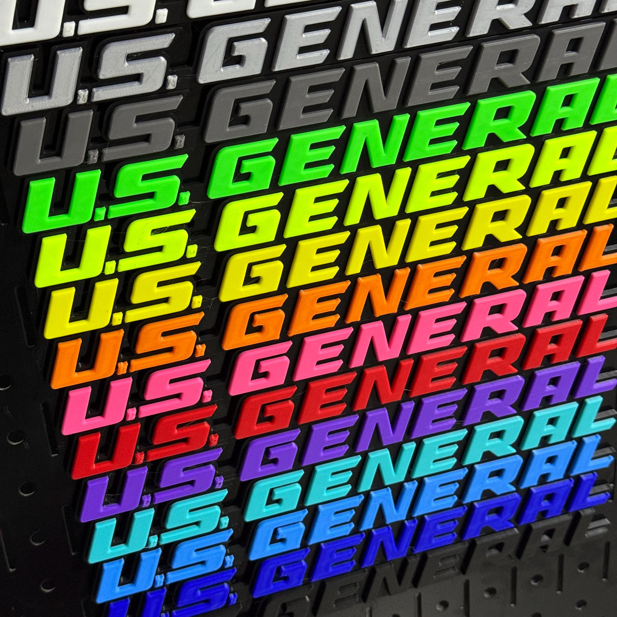 Harbor Freight Toolbox Logo Plate – Magnetic US General Logo Badge