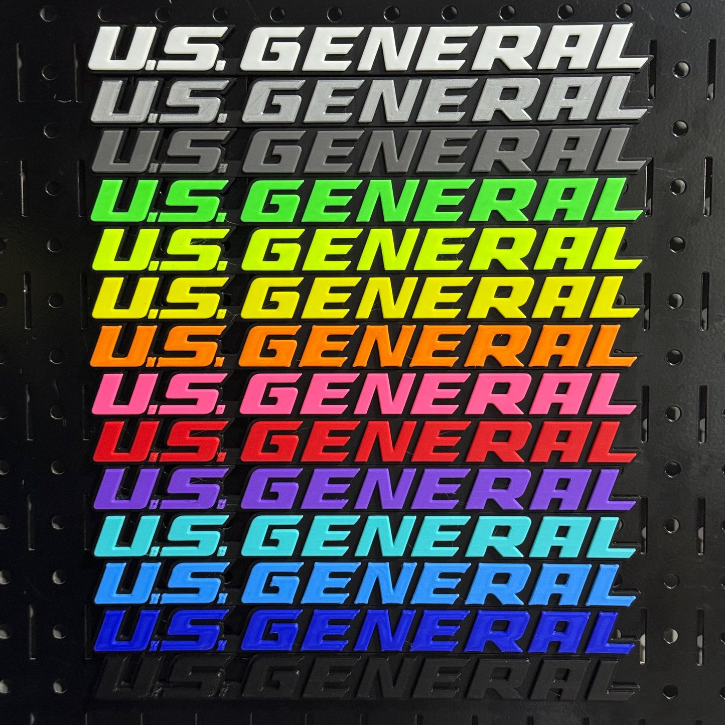 Harbor Freight Toolbox Logo Plate – Magnetic US General Logo Badge