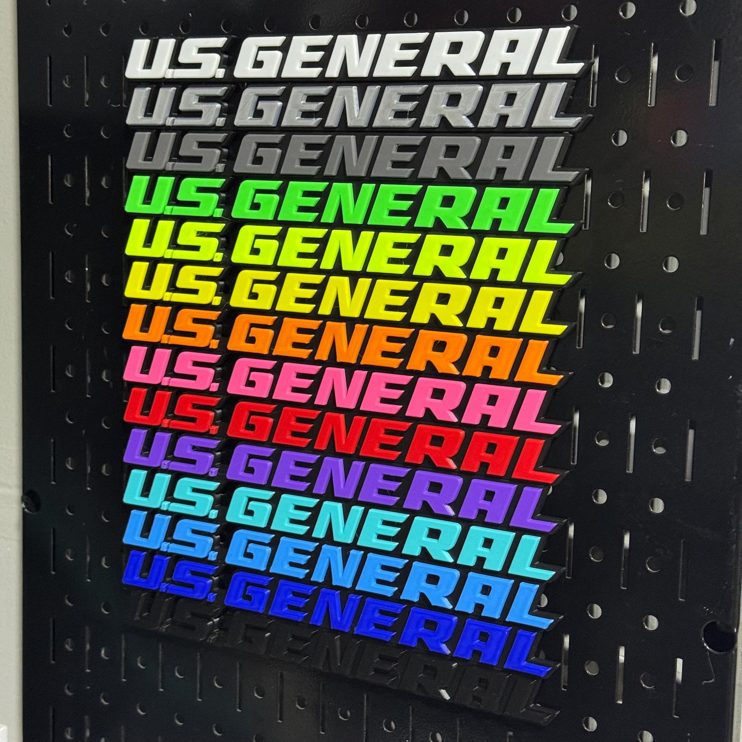Harbor Freight Toolbox Logo Plate – Magnetic US General Logo Badge