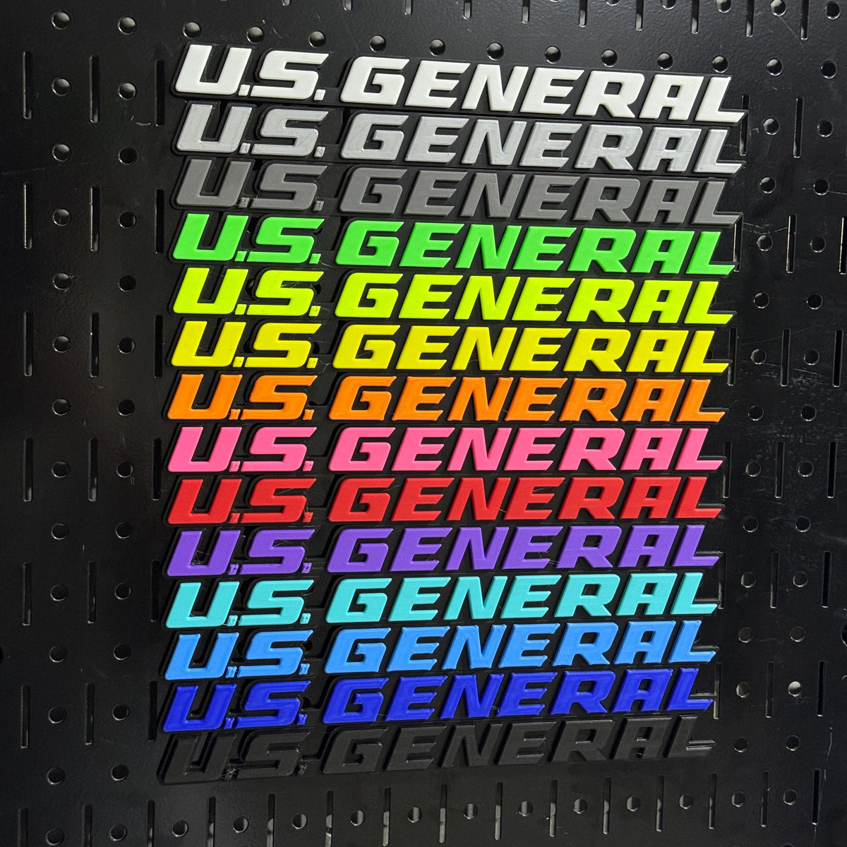 Harbor Freight Toolbox Logo Plate – Magnetic US General Logo Badge
