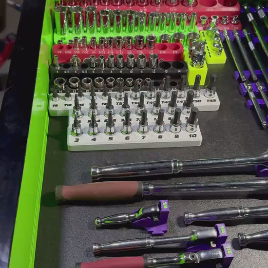 Magnetic Torx Socket Holder – Torx Bit Organizer for Toolboxes