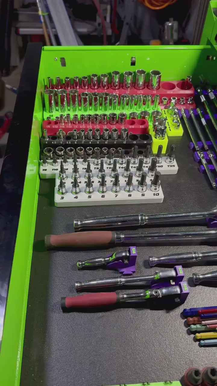Magnetic Torx Socket Holder – Torx Bit Organizer for Toolboxes