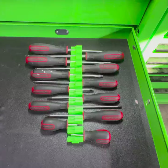 Magnetic Screwdriver Holder – Modular Screwdriver Organizer for Toolboxes