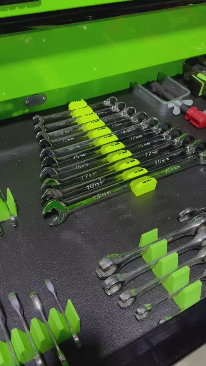 Bend 3DP - Labeled Wrench Set Holders
