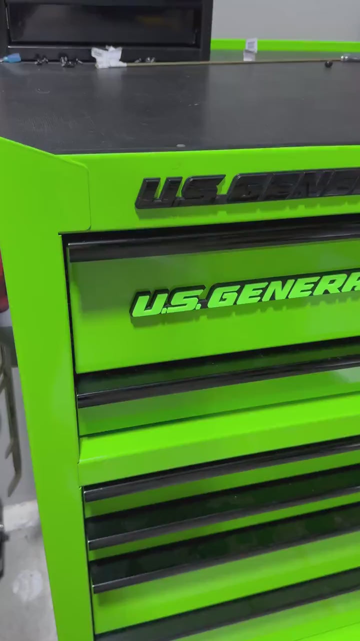 Harbor Freight Toolbox Logo Plate – Magnetic US General Logo Badge