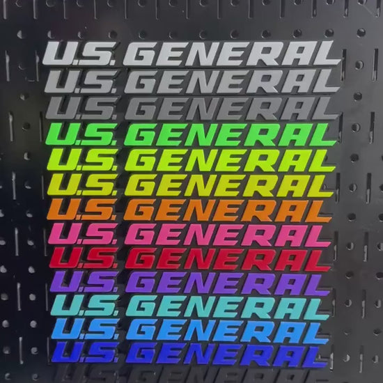 Harbor Freight Toolbox Logo Plate – Magnetic US General Logo Badge